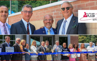 Members of Catholic Health Service pose for ribbon cutting ceremony of modular expansion of Emergency Department at St. Charles Hospital